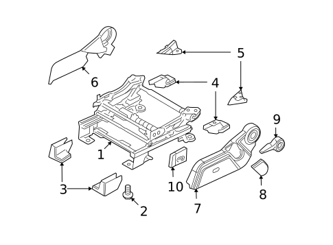 Tracks & Components for 2017 Dodge Journey #2