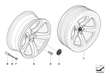 36116777354 - : Alloy Rim Forged 36907113 for BMW Image