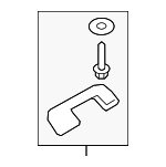 85340M0200YPK - Body: Pull Handle for Hyundai: Kona, Kona Electric Image