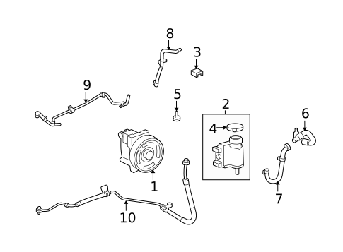 Pump & Hoses for 2006 Ford Fusion #0