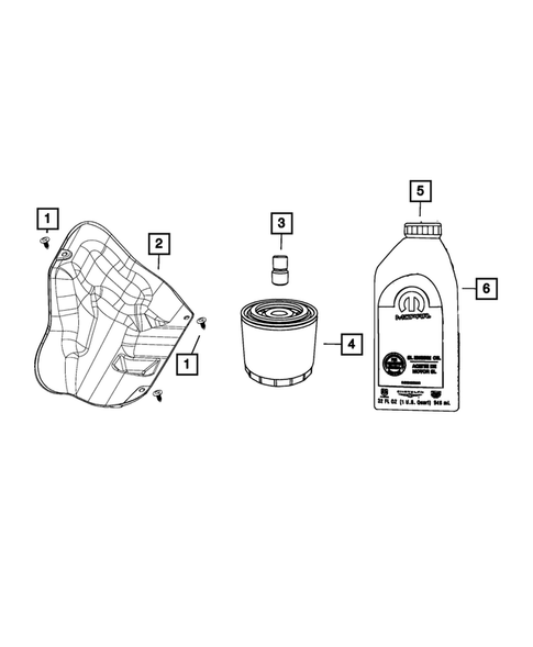 Engine Oiling, Oil Pan and Indicator (Dipstick) for 2018 Ram 2500 #0