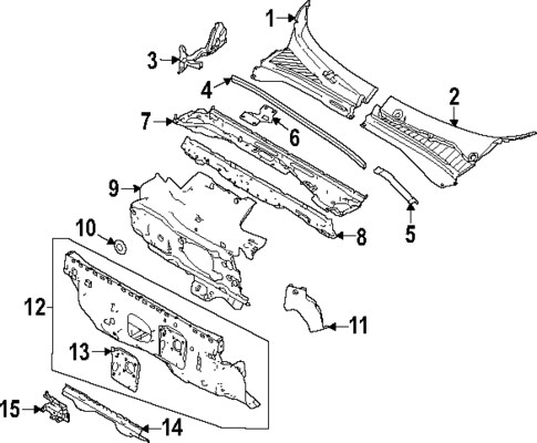 Cowl for 2024 Dodge Hornet #0
