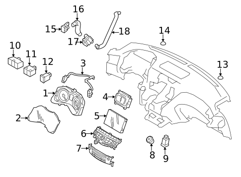 Controls for 2014 INFINITI Q70 #0