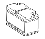 9825131 - Electrical: Vehicle Battery for Mercedes-Benz Image