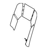 95865356800 - Body: Seat Back Heater for Porsche: Cayenne Image