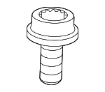 N91191501 - Body: Outer Finish Panel Screw for Porsche: Cayenne Image