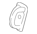 958522302004H0 - Body: Seat Back Panel Cover for Porsche: Cayenne Image