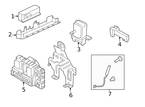 Keyless Entry Components for 2018 Lincoln MKC #0