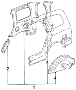 64300SX0320ZZ - Body: Inner Panel Assembly for Honda: Odyssey Image