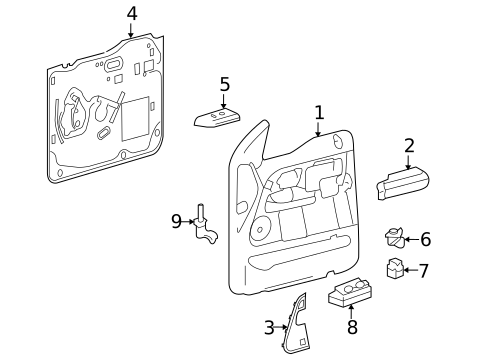Switches, Solenoids & Actuators for 2007 Lincoln Mark LT #0