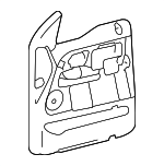 7L3Z1623942DA - Body: Door Trim Panel for Lincoln: Mark LT Image
