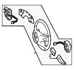 16446015039E00 - Steering: Steering Wheel for Mercedes-Benz Image