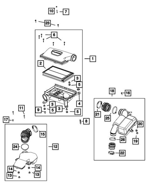 Air Cleaner for 2026 Jeep Cherokee #0