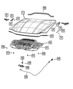 7LS88GXHAA - : Hood Panel for Mopar Image