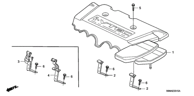 Engine Cover for 2006 Acura RSX #0