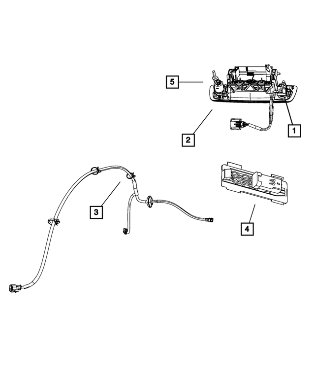 56054164AD - Electrical: Camera for Mopar Image