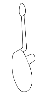 86617CV100 - Body: Tow Eye Cap for Kia Image