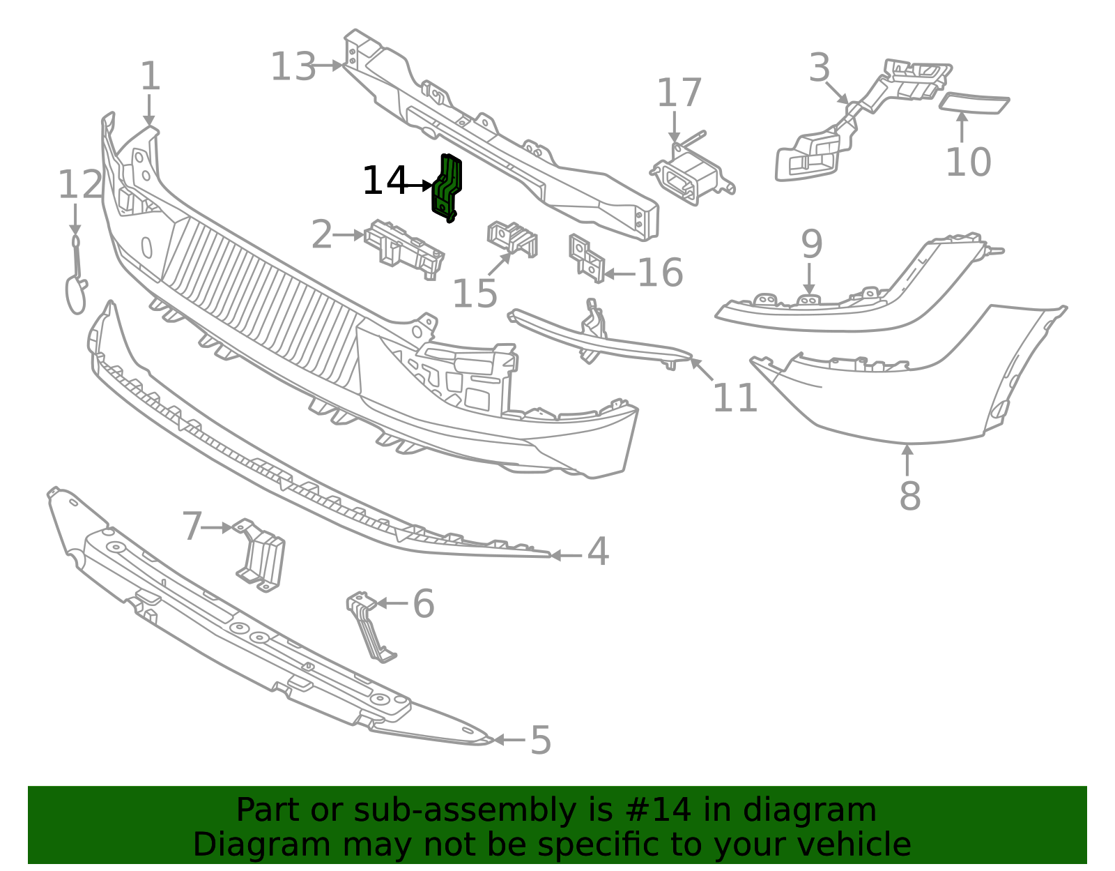 2022-2024 Kia EV6 Upper Bracket 86633-CV000 | OEM Parts Online