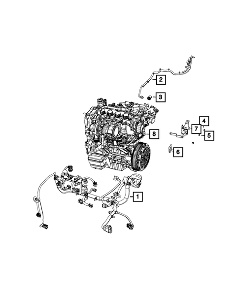 Wiring-Powertrain for 2018 Fiat 500 #0