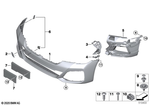 51118098676 - : Support, Fog Lamp Right for BMW Image