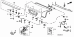 74871SEPA00 - Body/Air Conditioning: SPRING, R. TRUNK OPENER for Acura Image