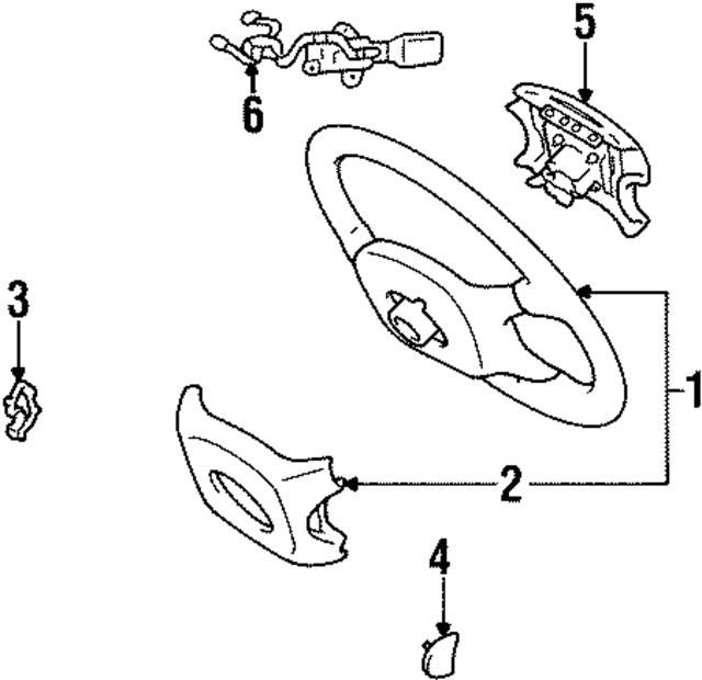 4518624010G0 - Body: Steering Wheel Plug for Lexus Image