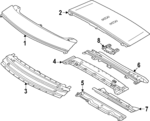 LR169116 - : Windshield Header for Land Rover: Range Rover Sport Image