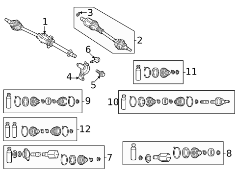 Brackets, Flanges & Hangers for 2025 Mazda CX-50 #0