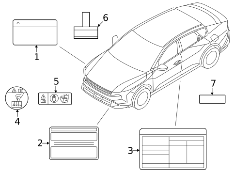 Information Labels for 2025 Kia K4 #0