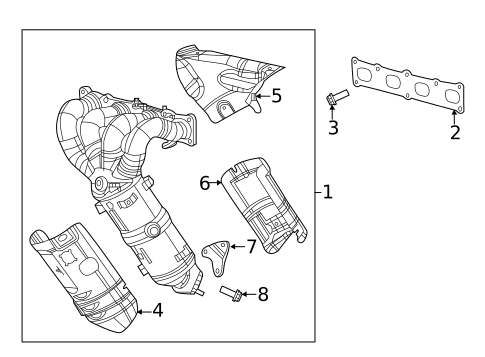 Exhaust Components for 2021 Jeep Compass #1