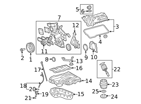 Engine Parts for 2011 Toyota Camry #0