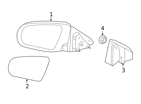 Outside Mirrors for 2011 Chrysler 200 #0