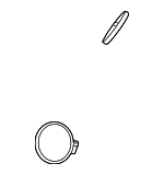 99951275000 - Engine: Air Inlet Duct Clamp for Porsche: Panamera Image