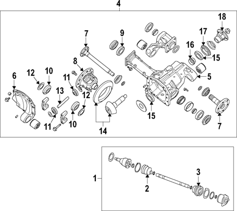 Axle Shafts & Joints for 2015 INFINITI QX80 #0