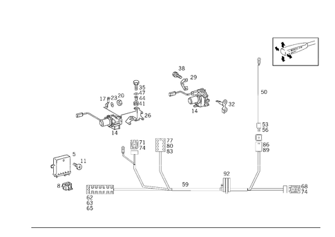 Tempomat (Cruise Control) for 1993 Mercedes-Benz 600SL #0