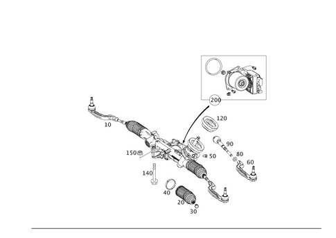 Steering Gear for 2016 Mercedes-Benz B250e #0