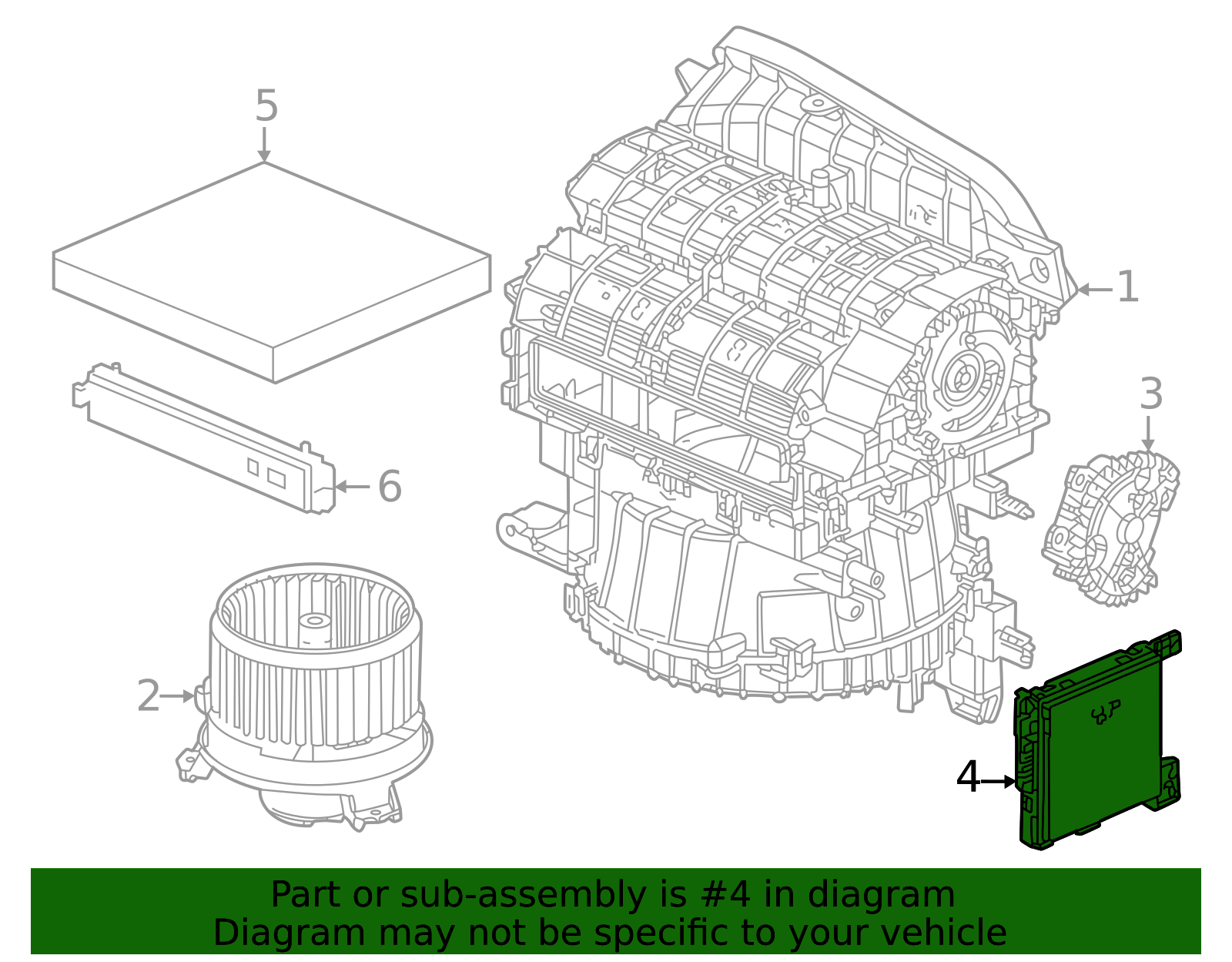 2025 Acura ADX HVAC Control Module 79600-3BH-A21 | OEM Parts Online