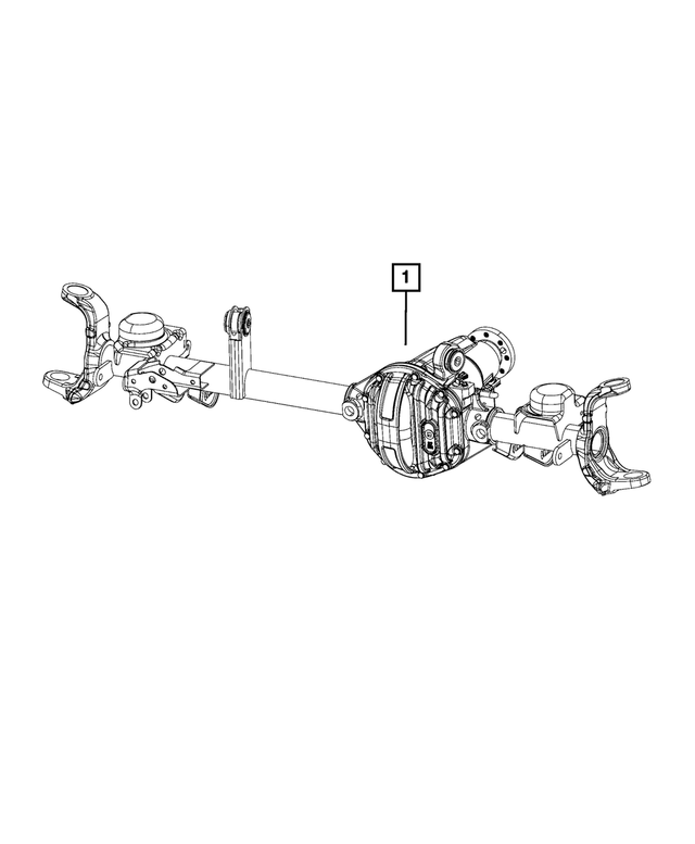 68360803AB - : Service Front Axle for Mopar Image