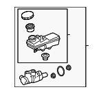 4720109800 - Body: Master Cylinder for Toyota Image image