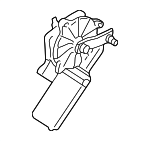 1C0955119 - Wiper &amp; Washer: Wiper Motor for Volkswagen Image