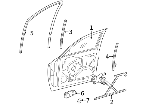 Front Door for 2009 Mitsubishi Raider #1