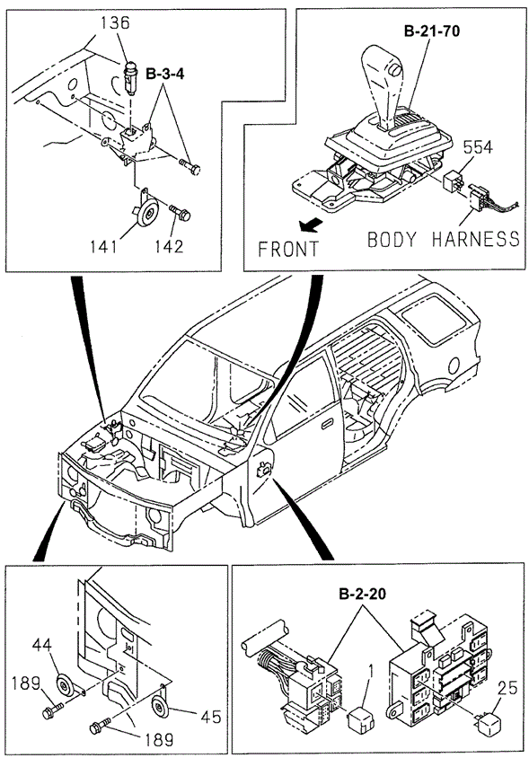Horn - Relay for 2002 Honda Passport #0