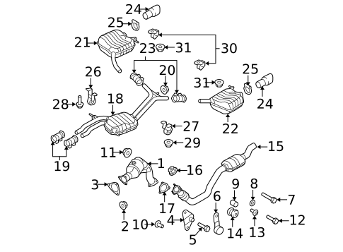 Exhaust Components for 2016 Audi S5 #0