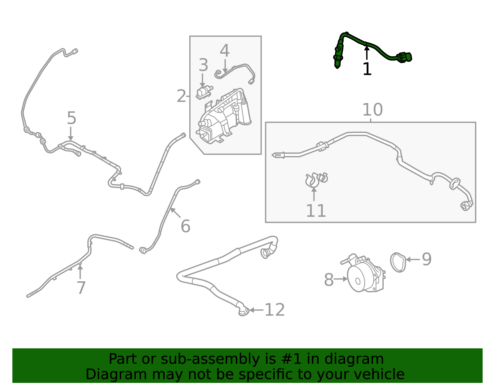 2013-2025 Land Rover Oxygen Sensor LR136928 | OEM Parts Online
