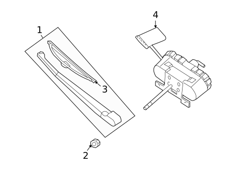 Headlamp Washers/Wipers for 2004 Land Rover Range Rover #0
