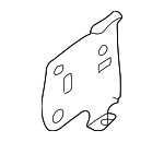 XR81053 - : Radio Mount Bracket for Jaguar Image