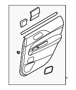 94220SA070OK - : Door Trim Panel for Subaru Image