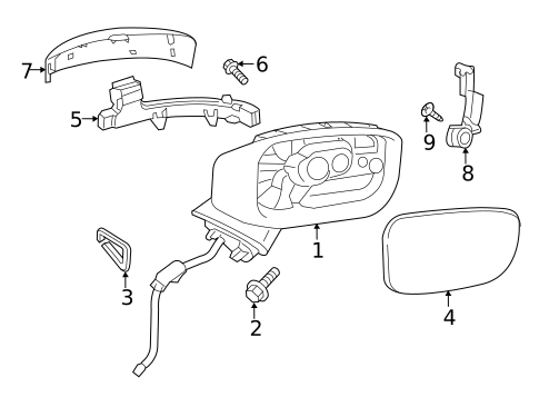 Outside Mirrors for 2018 Mazda CX-5 #0