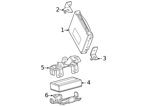 Communication System Components for 2017 Toyota Mirai #0