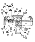 56010088AD - : Speed Control Switch, Right for Mopar Image
